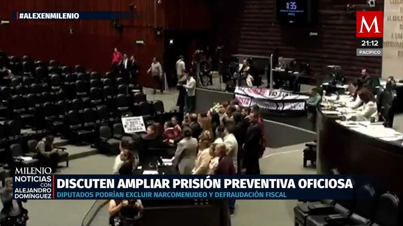Diputados analizan ampliar delitos con prisión preventiva; excluyen narcomenudeo y fraude fiscal