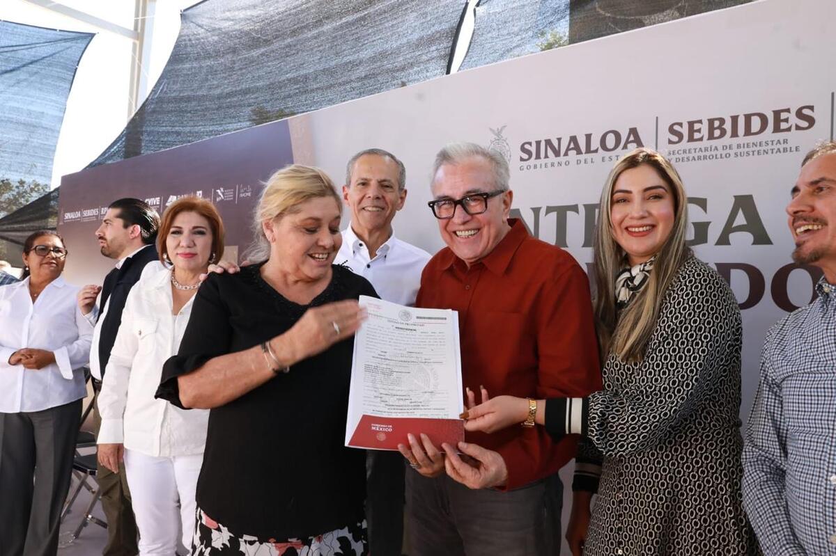 Rocha Moya cumplió uno de los compromisos de Sheinbaum | Foto: Especial
