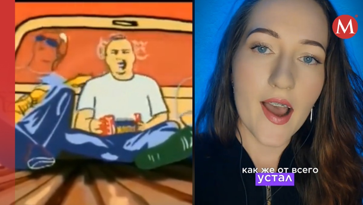 Extranjera se viraliza por cantar ‘Frijolero’ de Molotov en ruso. | TikTok @rusacanta