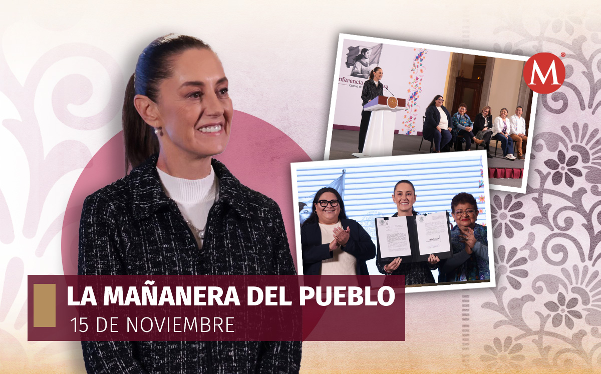 La Mañanera del Pueblo hoy 15 de noviembre de 2024 | Fotos: Especial
