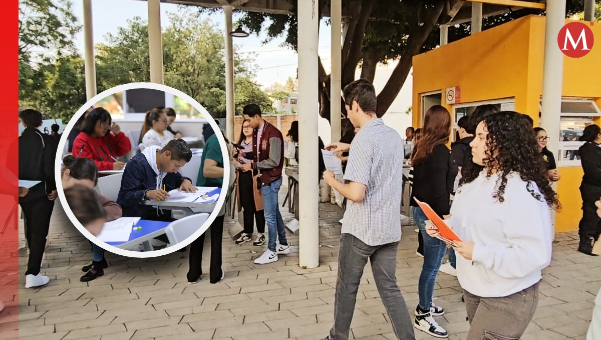 Aspirantes a la UdeG acuden a aplicación del examen de admisión calendario 2025-A (Fotos: Roberto Hurtado y Cortesía | Diseño: Milenio)