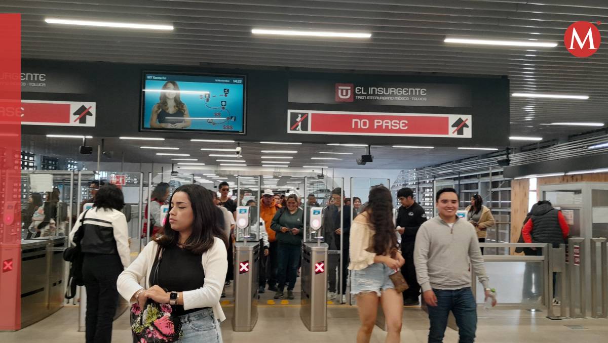 Por segundo día, suspenden operaciones en estación Santa Fe del Tren Interurbano. | Foto: Abadiel Martínez