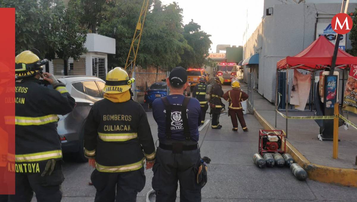 Bomberos evacuaron el Hospital General de Culiacán
