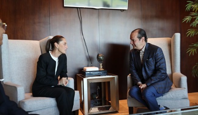 Claudia Sheinbaum se reúne con canciller de Panamá. | Especial