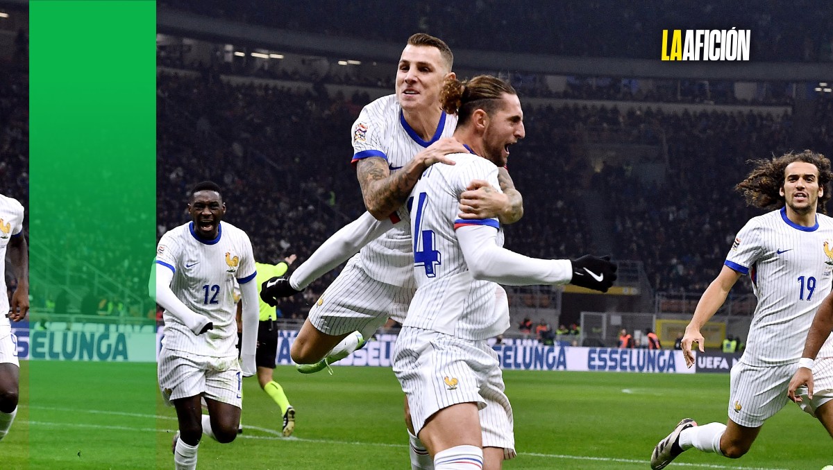 Francia conquista Milan con triunfo ante Italia en la UEFA Nations League con Rabiot como figura (Reuters)