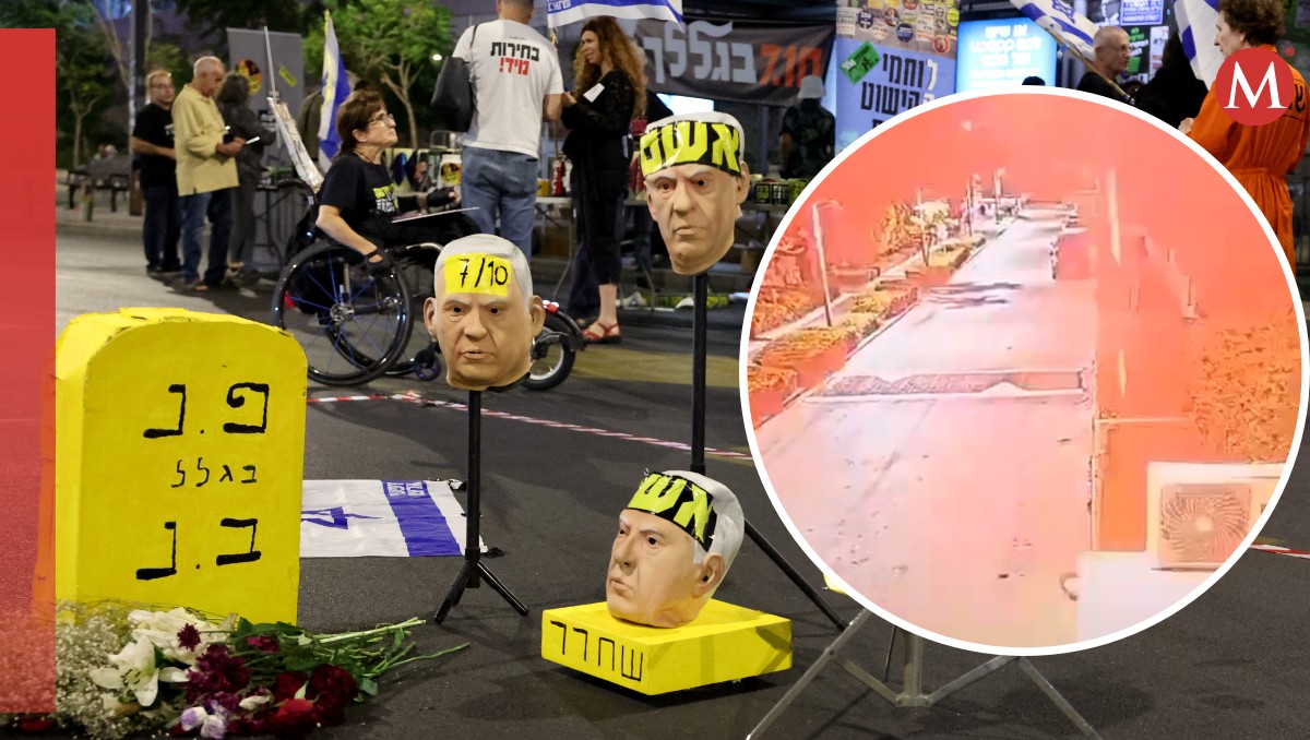 Una protesta contra Benjamín Netanyahu rechaza su reforma judicial. | AFP