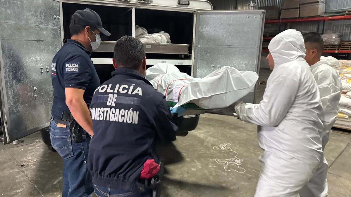 La víctima fue encontrada en una bodega del Parque Industrial de San Francisco de los Romo.