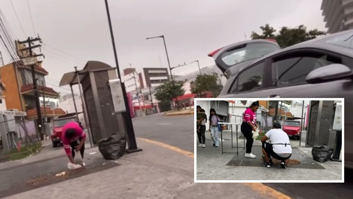 El hecho fue captado por un usuario de redes sociales. Foto: Especial