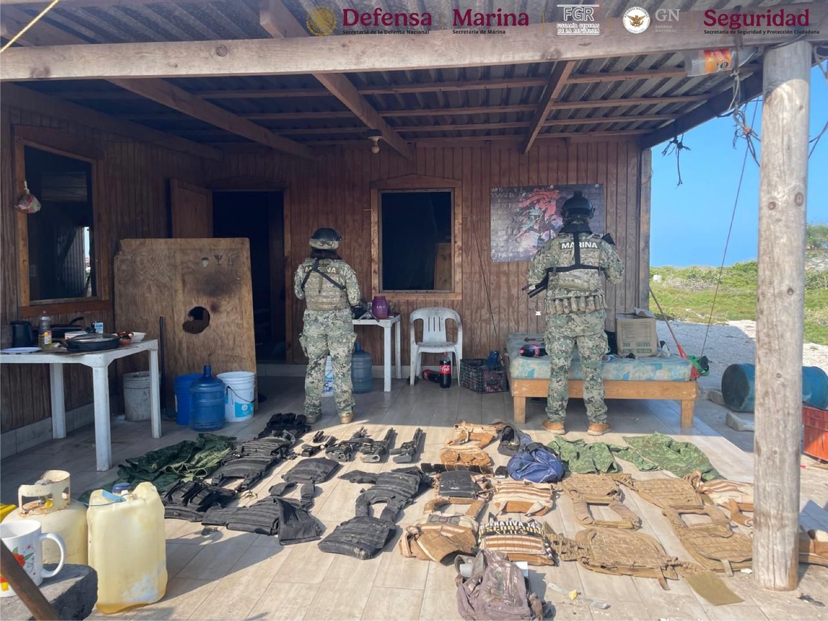 Entre los grupos que participaron en el operativo destacan el Ejercito mexicano y la Guardia Nacional.