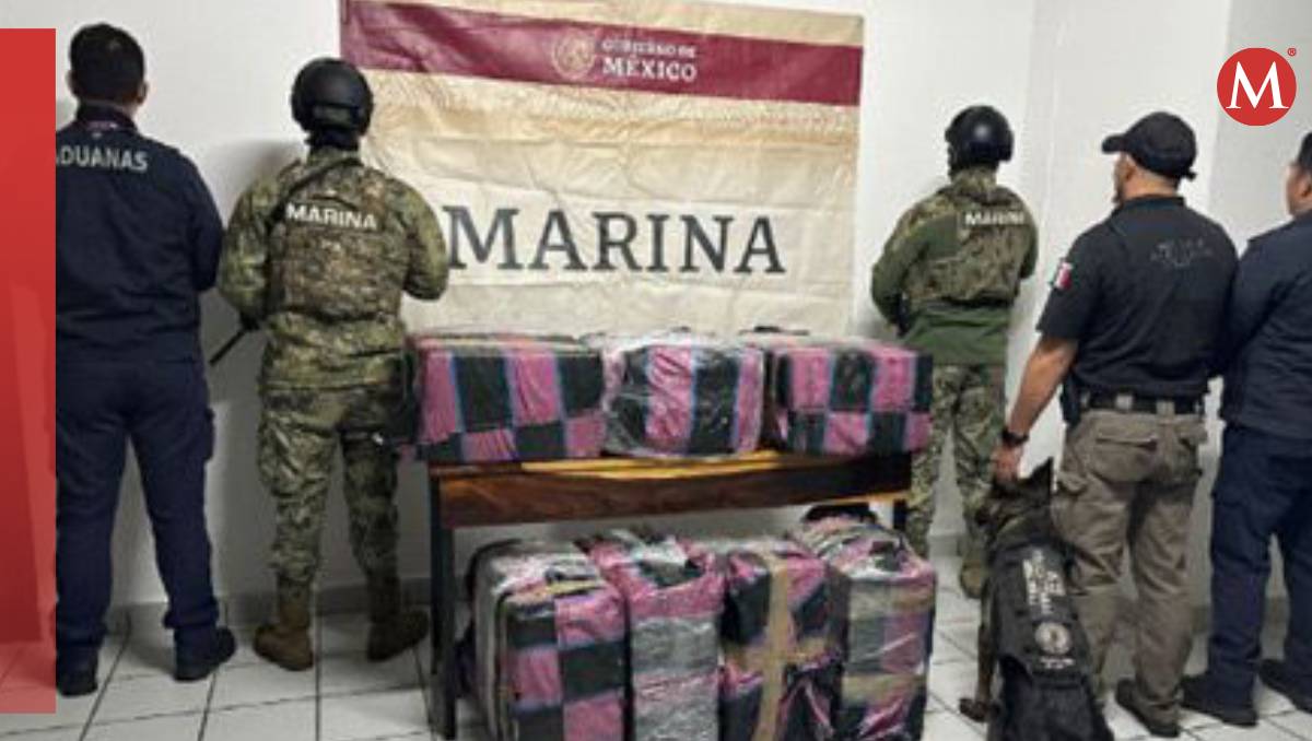 La presunta cocaína pesó 350 kilos