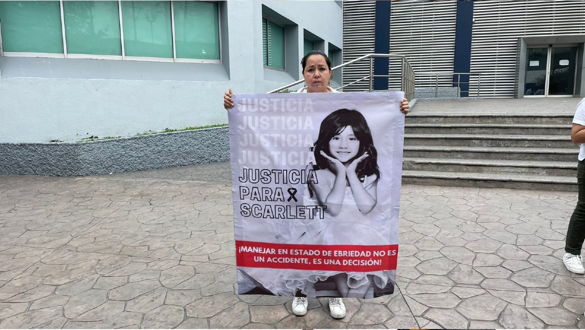 La mujer sigue pidiendo justicia por Scarlett. Foto: Ángel Mercado