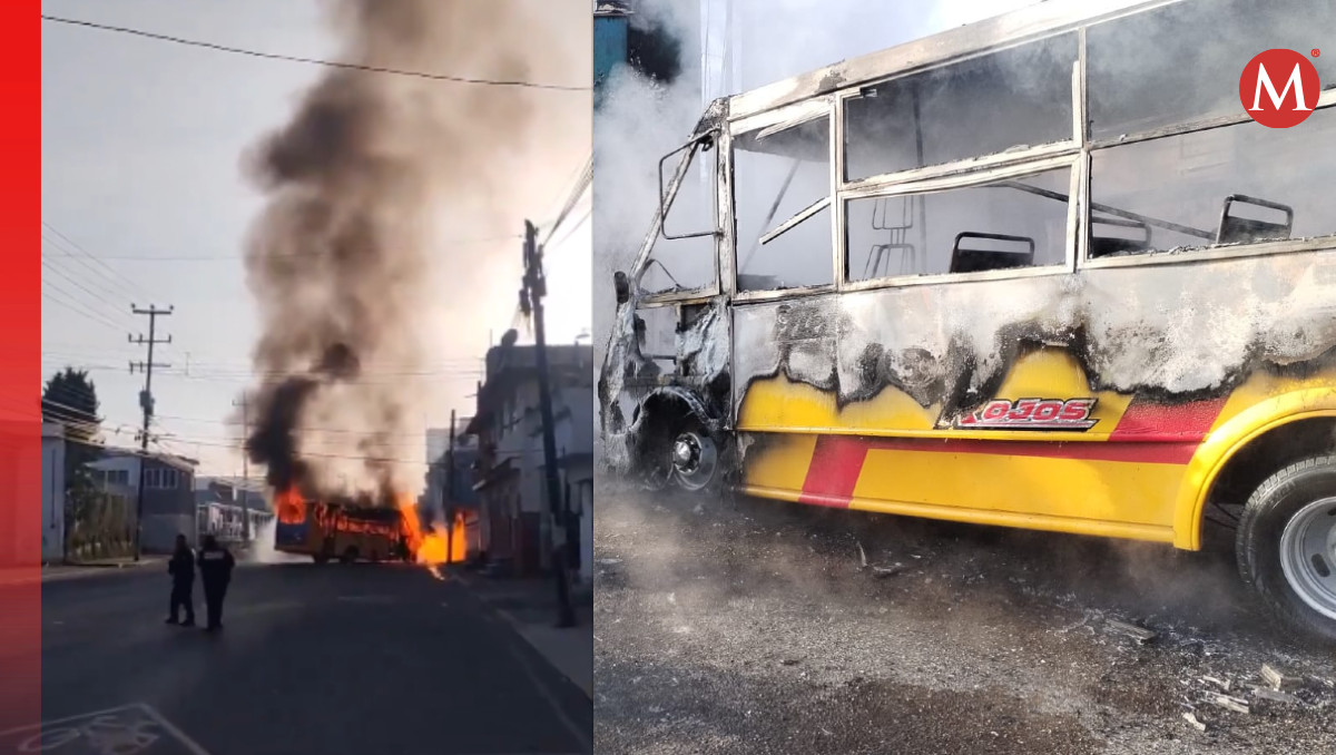 Ruta 10 se incendia en San Jerónimo Caleras, Puebla | Especial