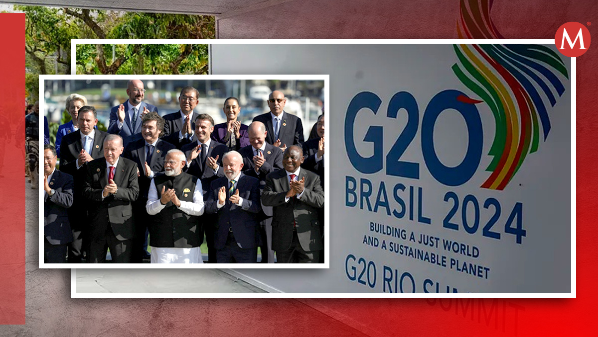 Sheinbaum participa por primera vez en el G20 | Diseño: Antonio Texta