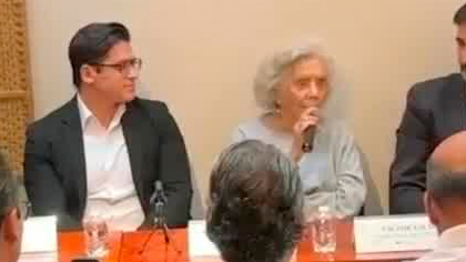 Elena Poniatowska señala que reducción de presupuesto a cultura "es muy grave"