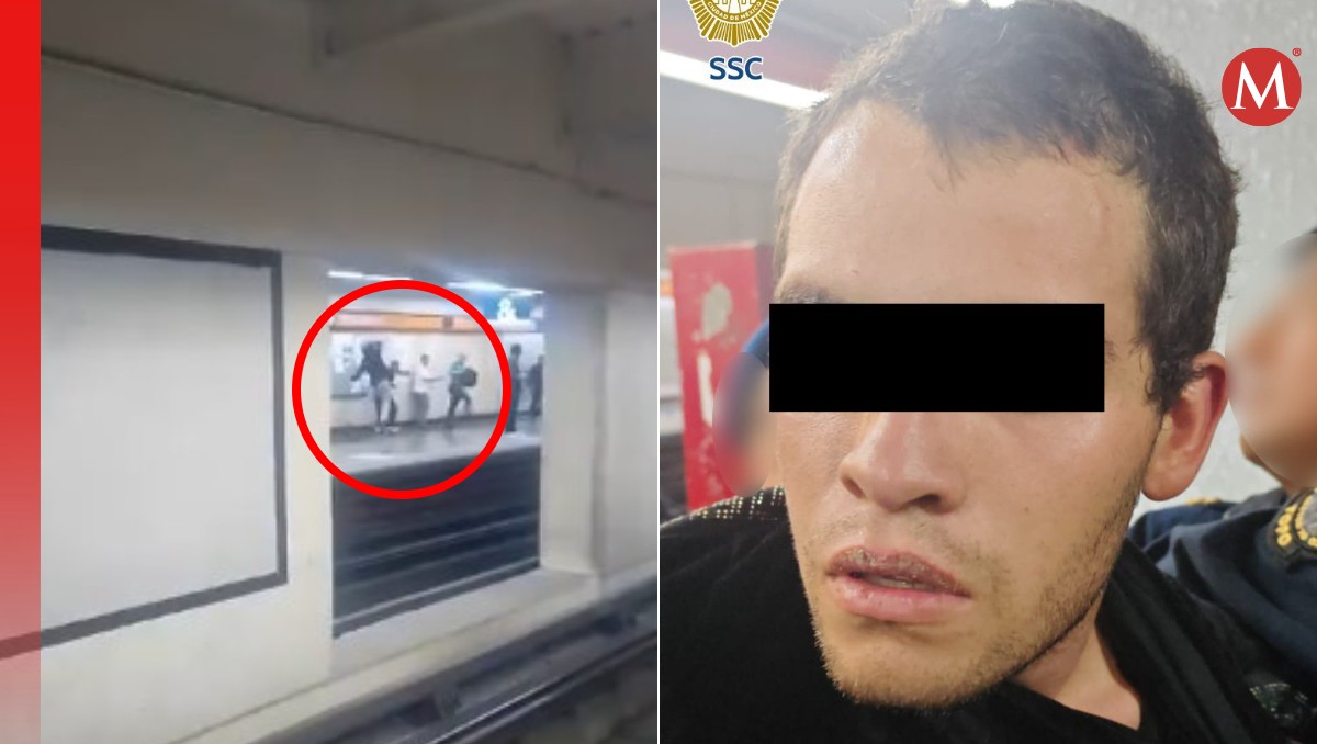 Hombre acuchilla a cuatro personas en estación Tacubaya del Metro de CdMx | Especial