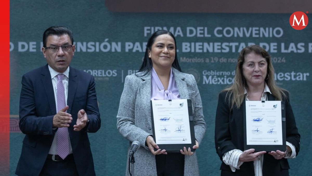 Montiel y González Saravia firmaron el convenio en Morelos. | X