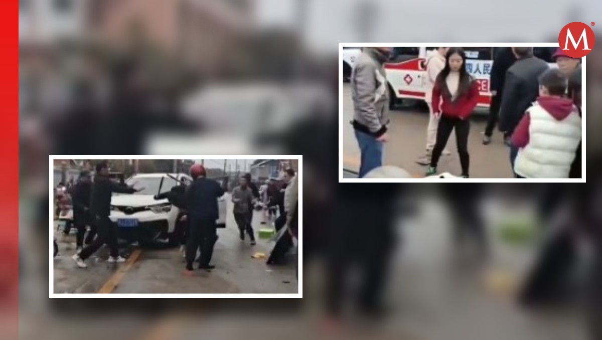 Los padres de los menores detuvieron y bajaron al conductor del vehículo. | Especial