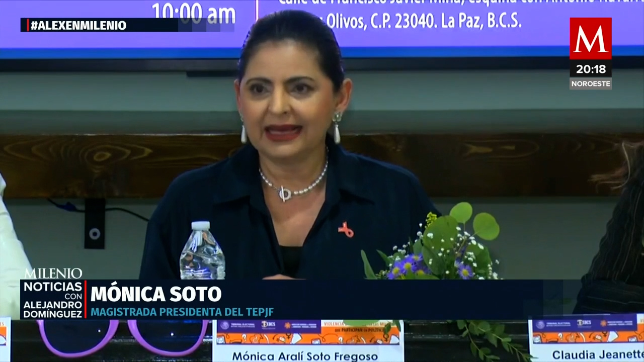Mónica Soto defiende intervención del Tribunal Electoral en organización de elecciones judiciales