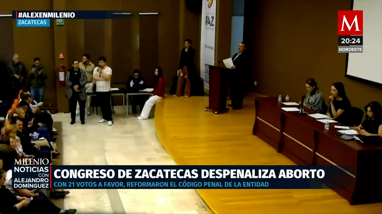 Congreso de Zacatecas aprueba despenalización del aborto hasta las 12 semanas de gestación