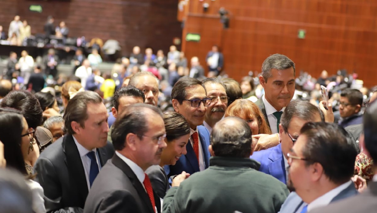 Finaliza la comparecencia del secretario de Hacienda, Rogelio Ramírez de la O. Foto: Javier Ríos