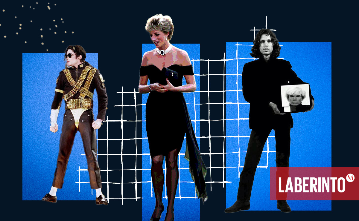 Michael Jackson, Diana Spencer y Jim Morrison. (Especial)