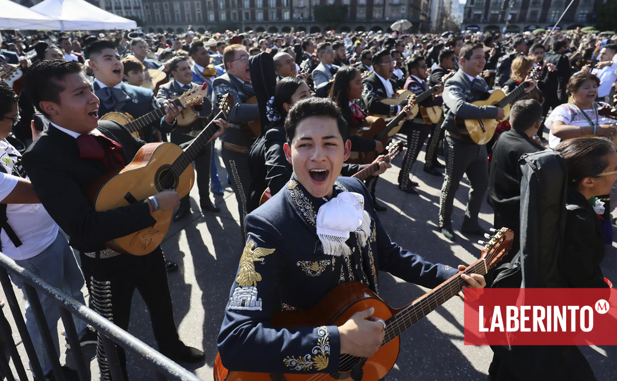Mil 122 mariachis rompen Récord Guinness en el Zócalo. (Foto: Ginnette Riquelme | AP)