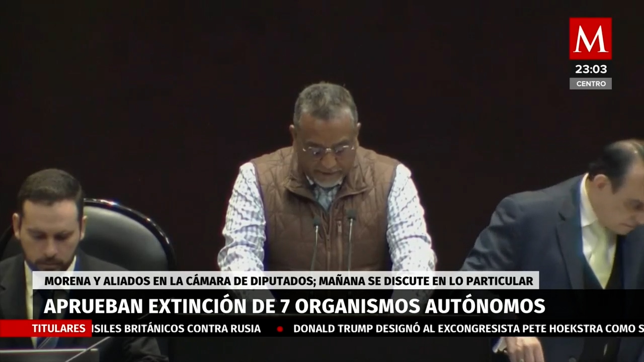 Morena y aliados aprueban eliminar siete organismos autónomos en busca de ahorro y reestructuración