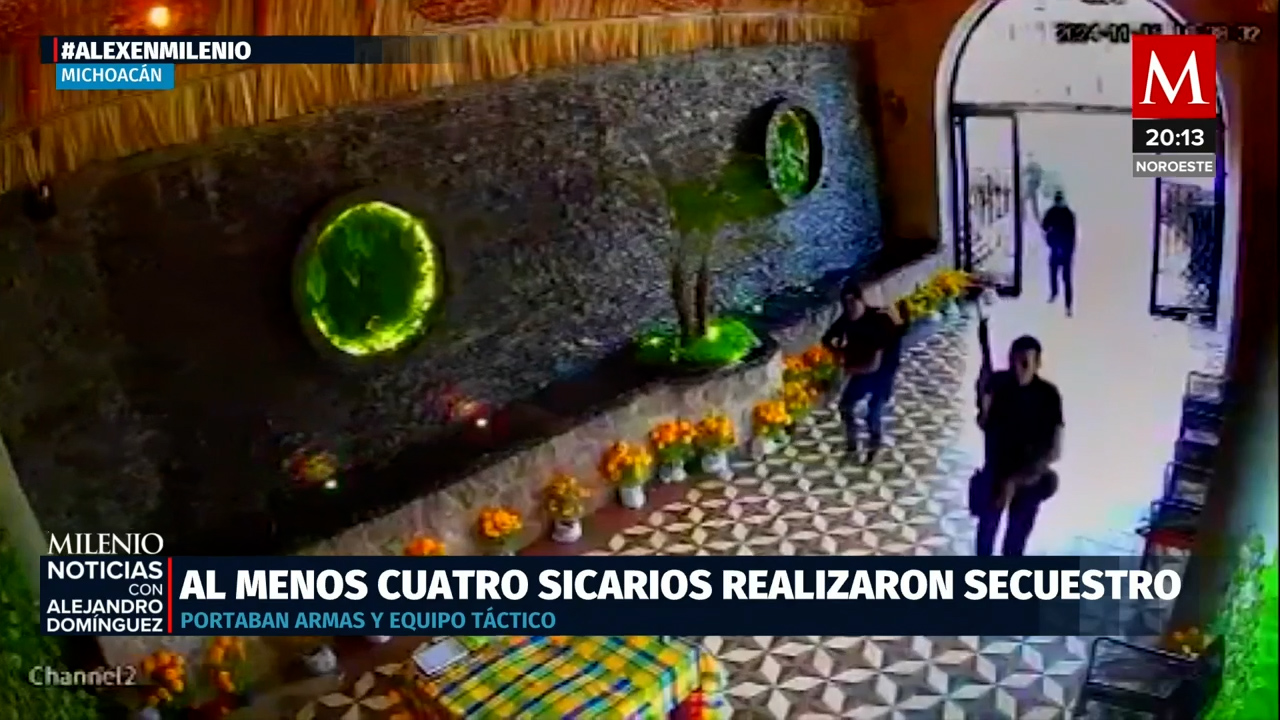 Nuevos videos del secuestro de empresario en Pátzcuaro Michoacán