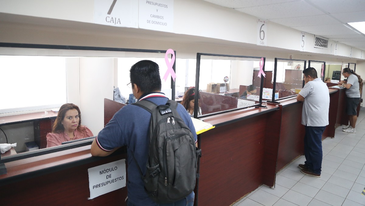 Oficina fiscal de Tampico. (Yazmín Sánchez)