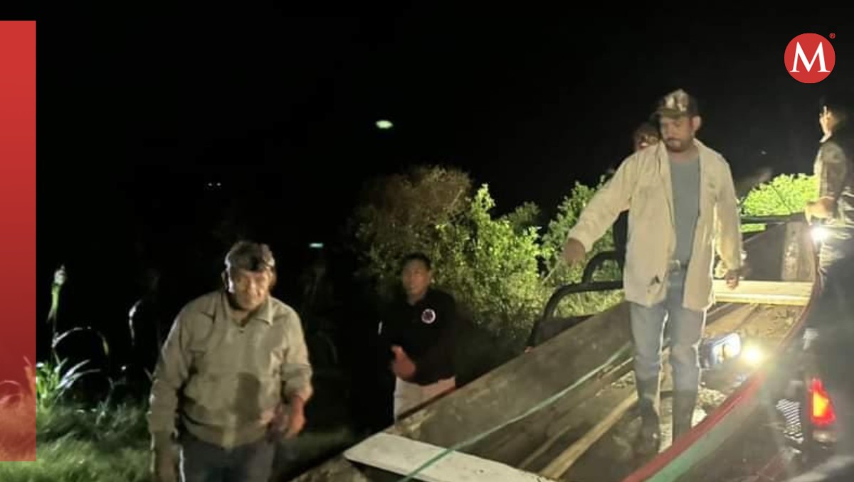 Padre e hijos quedan atrapadas en el Río Calabozo en Tantoyuca