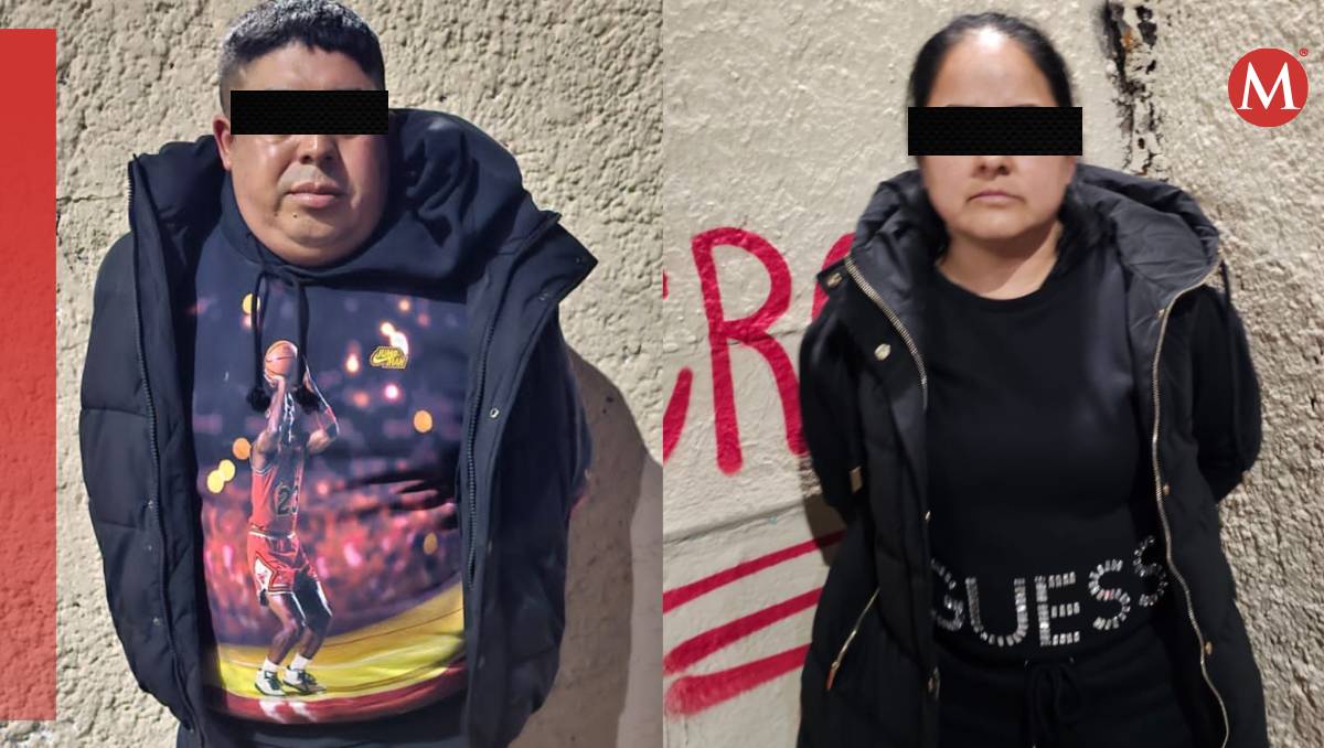 Dos presuntos extorsionadores, ligados a 'El Irving' de La Unión Tepito, fuerond etenido en la colonia Morelos (SSC)