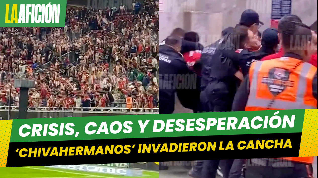 Aficionados de Chivas invaden el campo tras eliminación ante Atlas ...