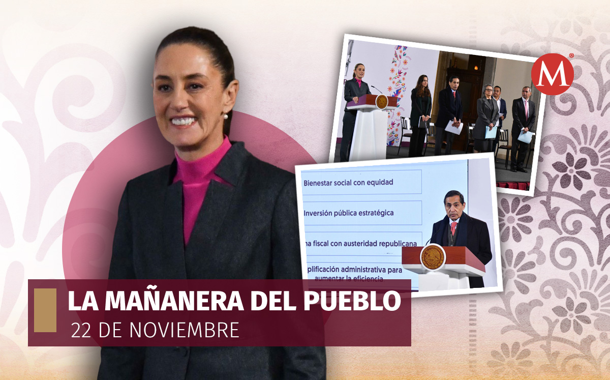 La Mañanera del Pueblo hoy 22 de noviembre de 2024 | Fotos: Cuartoscuro