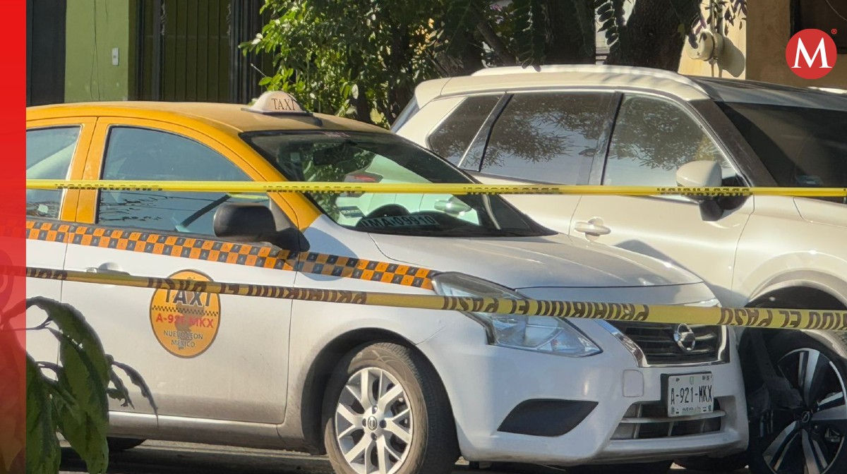Taxista muere en calles del Centro de Monterrey. Foto: Especial
