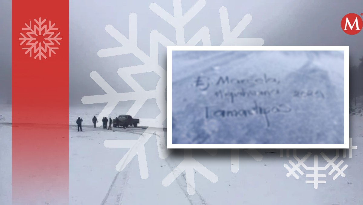 Bajas temperaturas en Miquihuana, Tamaulipas. (Especial)