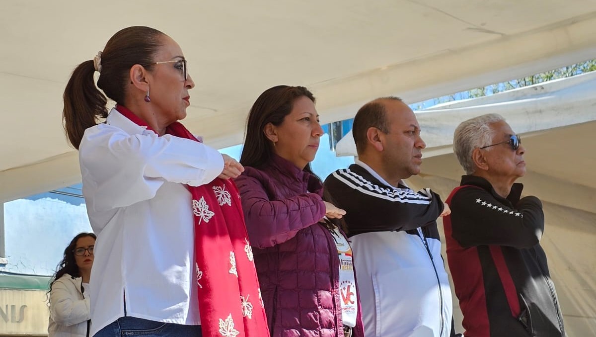 El Desfile Cívico Deportivo fue encabezado por Evelyn Parra Álvarez | Especial