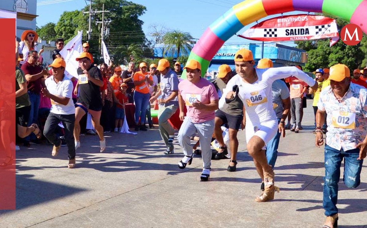 DIF Altamira realiza carrera "Ponte en mis tacones"