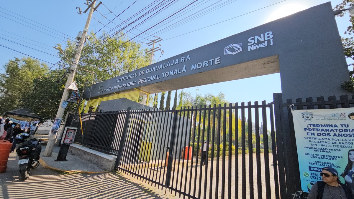 Los hechos ocurrieron en la Preparatoria Tonalá Norte. (Juan Carlos Munguía)