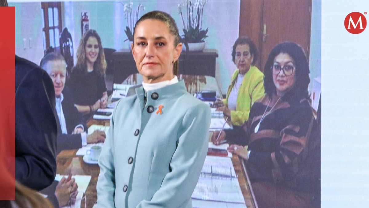 La Presidenta en su conferencia de prensa mañanera de hoy en Palacio Nacional. | Cuartoscuro