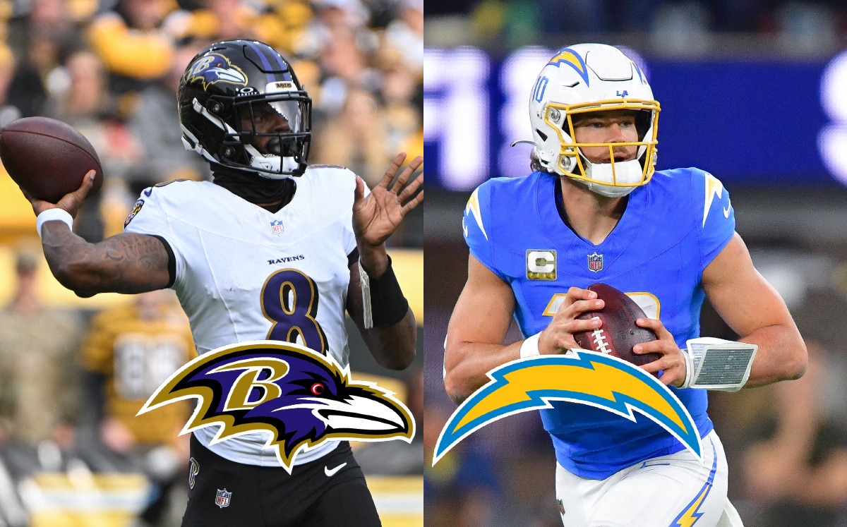 Ravens vs. Chargers EN VIVO | Dónde VER en vivo partido HOY de la Semana 12 de la NFL (Reuters)