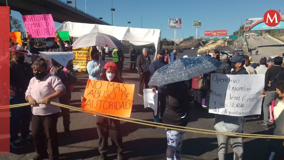 Alcaldesa de Tultitlán informa que predios por los que se manifiestan pobladores son del gobierno. | Especial