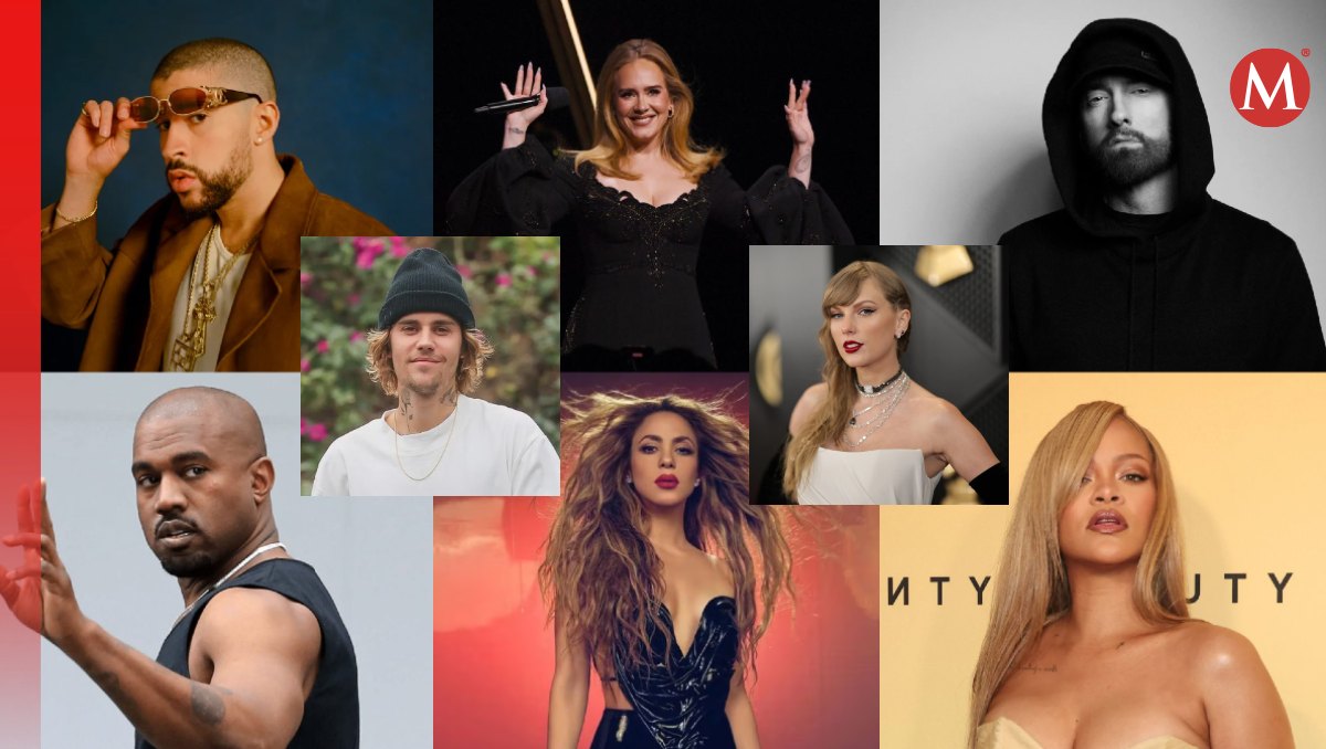 Billboard revela lista las MAYORES estrellas del pop del siglo XXI
