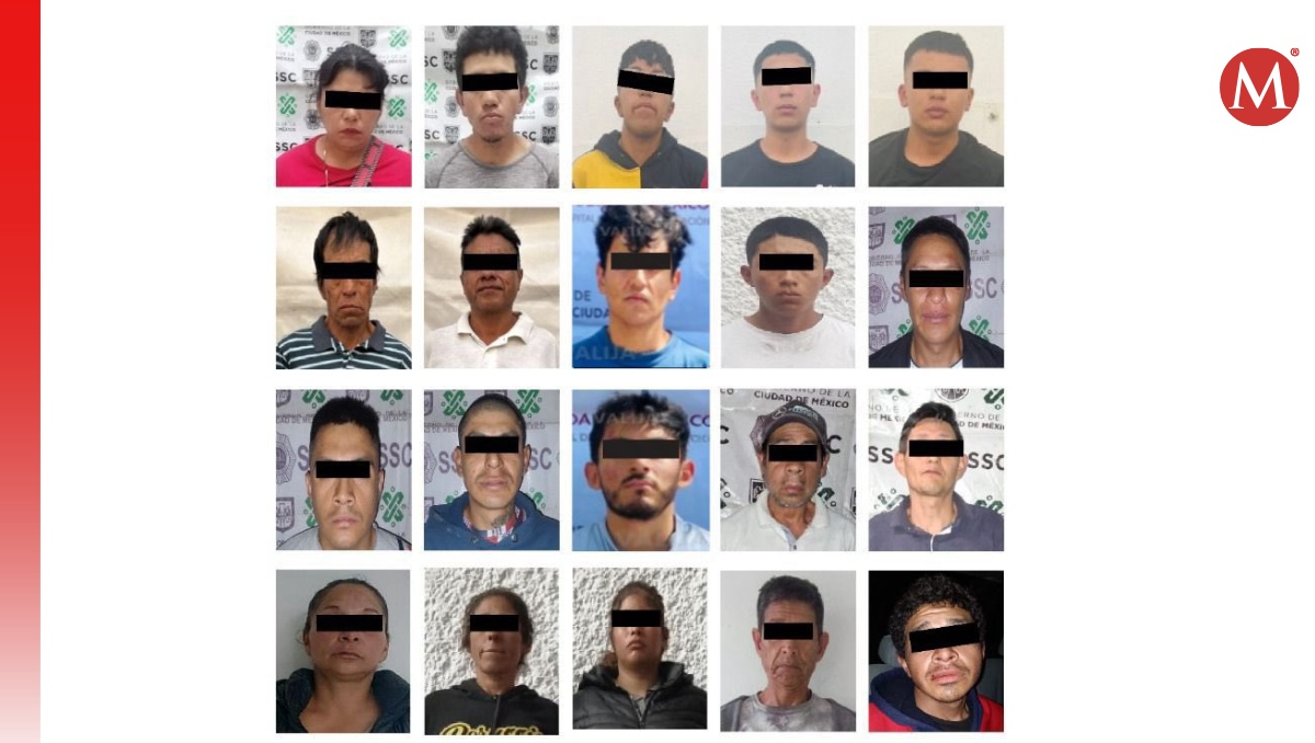39 detenidos en la alcaldía Iztapalapa del 16 al 22 de noviembre (Especial)