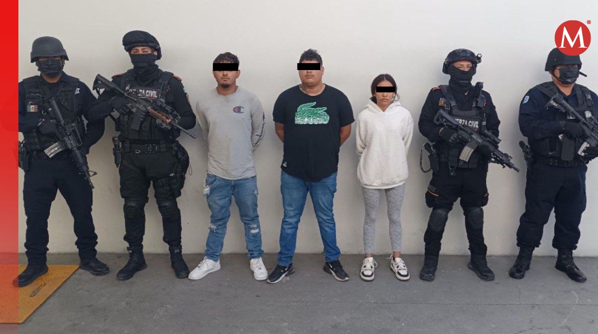 Detienen a cuatro presuntos delincuentes en Nuevo León. Foto: Especial