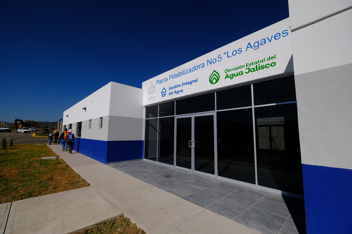 Inauguran la planta potabilizadora Los Agaves. (Cortesía)