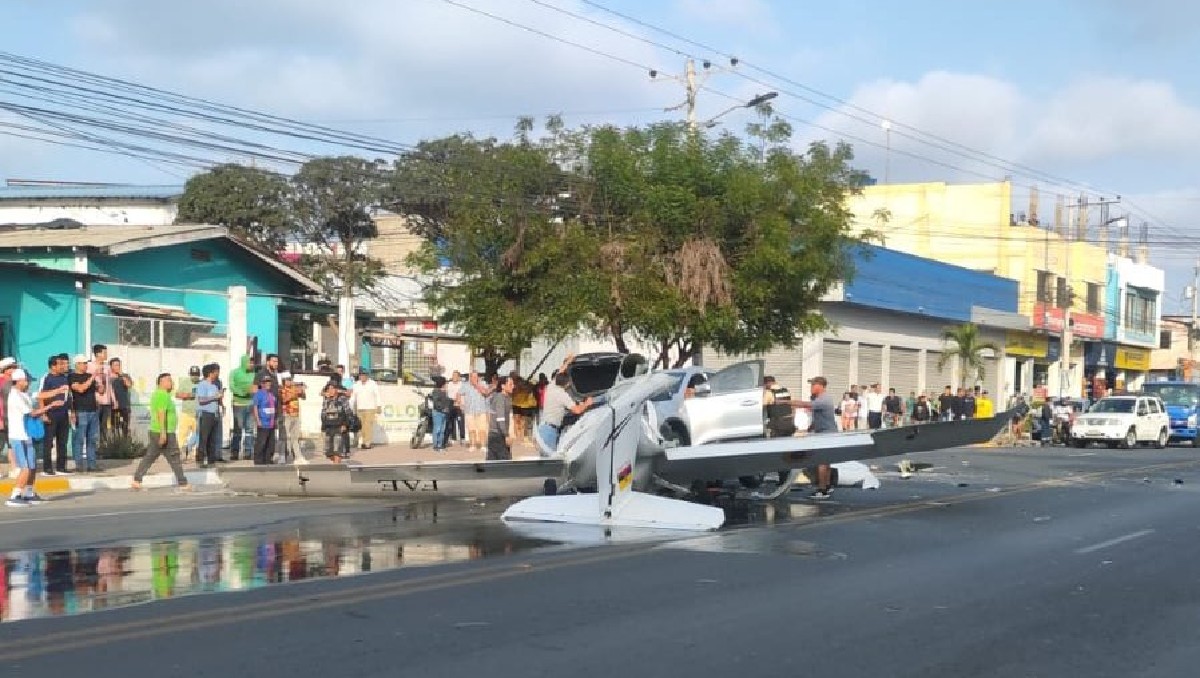 El incidente ocurrió en Av. Eleodoro Solorzano, una concurrida calle de La Libertad. | X