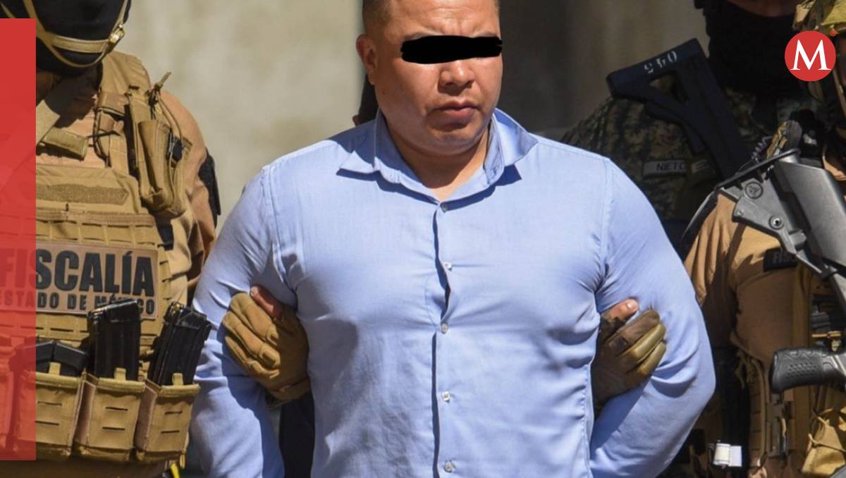 El jefe de la Policía de Amanalco durante su detención el 22 de febrero (Cuartoscuro)
