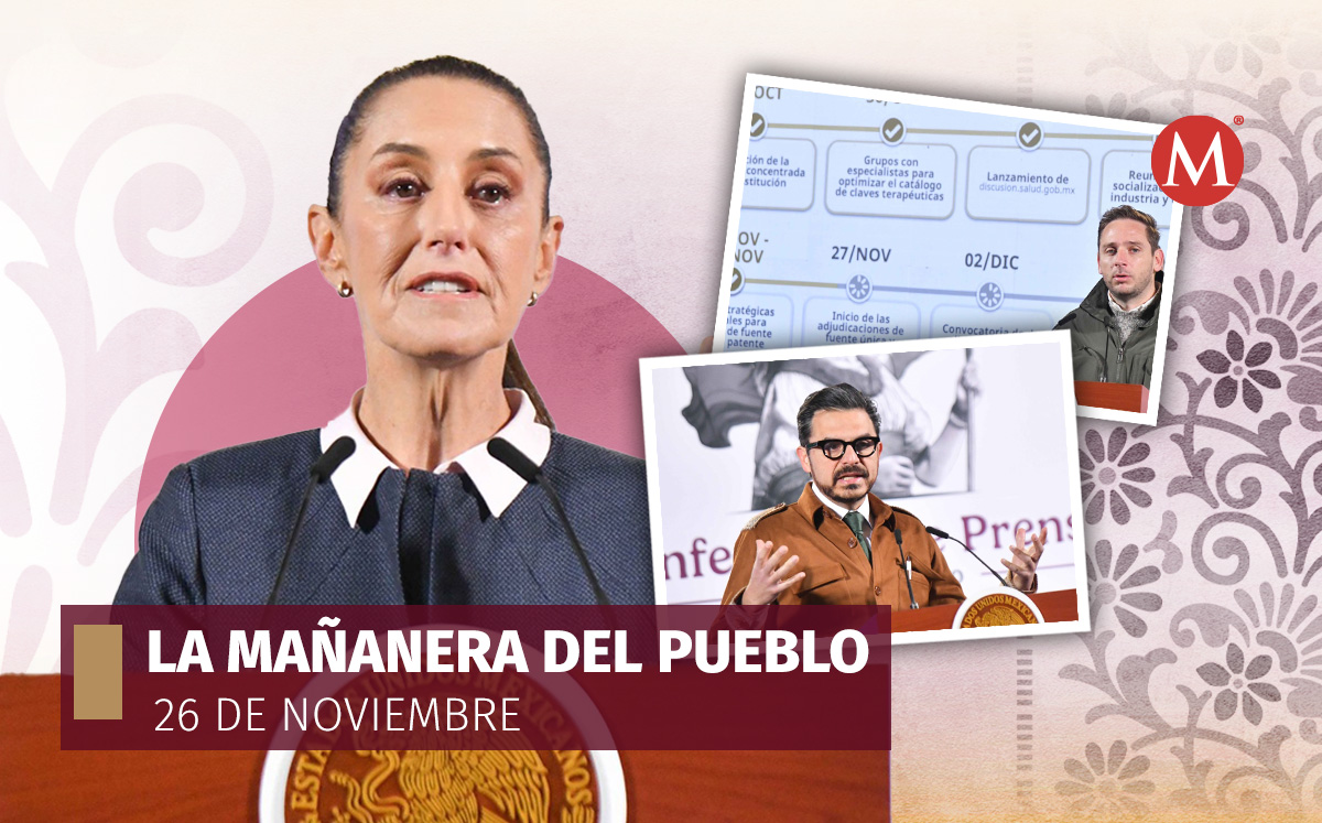 La Mañanera del Pueblo HOY 26 de noviembre | Fotos: Cuartoscuro