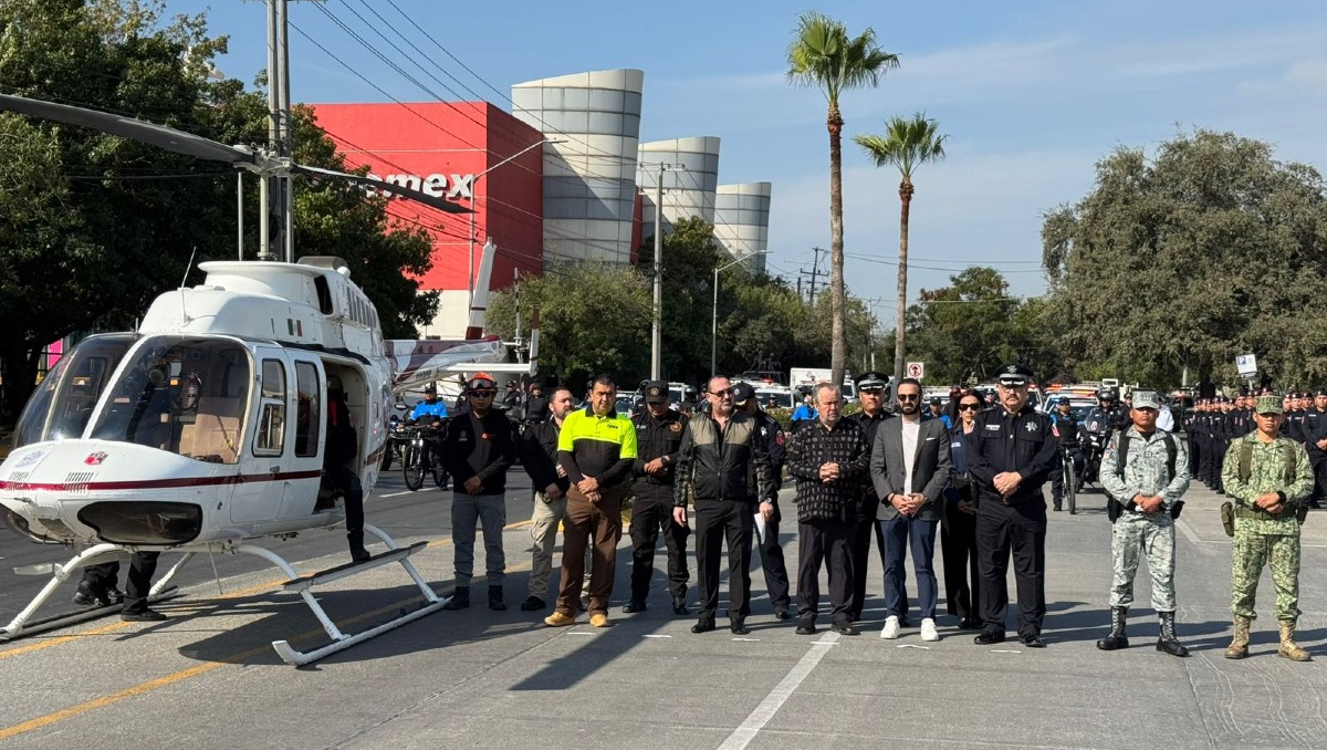 Este martes arrancó el operativo de navidad en San Pedro. Foto: Especial