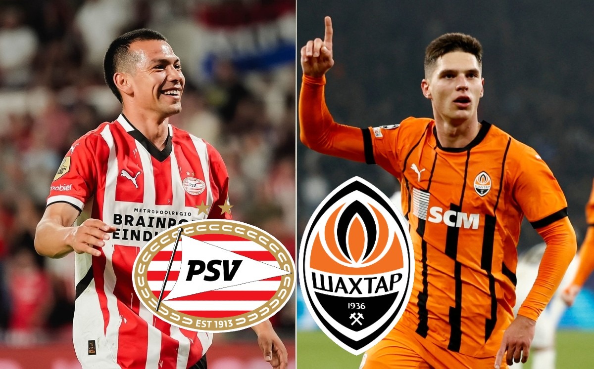 PSV vs Shakhtar Donetsk: ¿A qué hora juega  El Chucky Lozano HOY y dónde ver ONLINE? ( @hirvinglozano/Reuters)